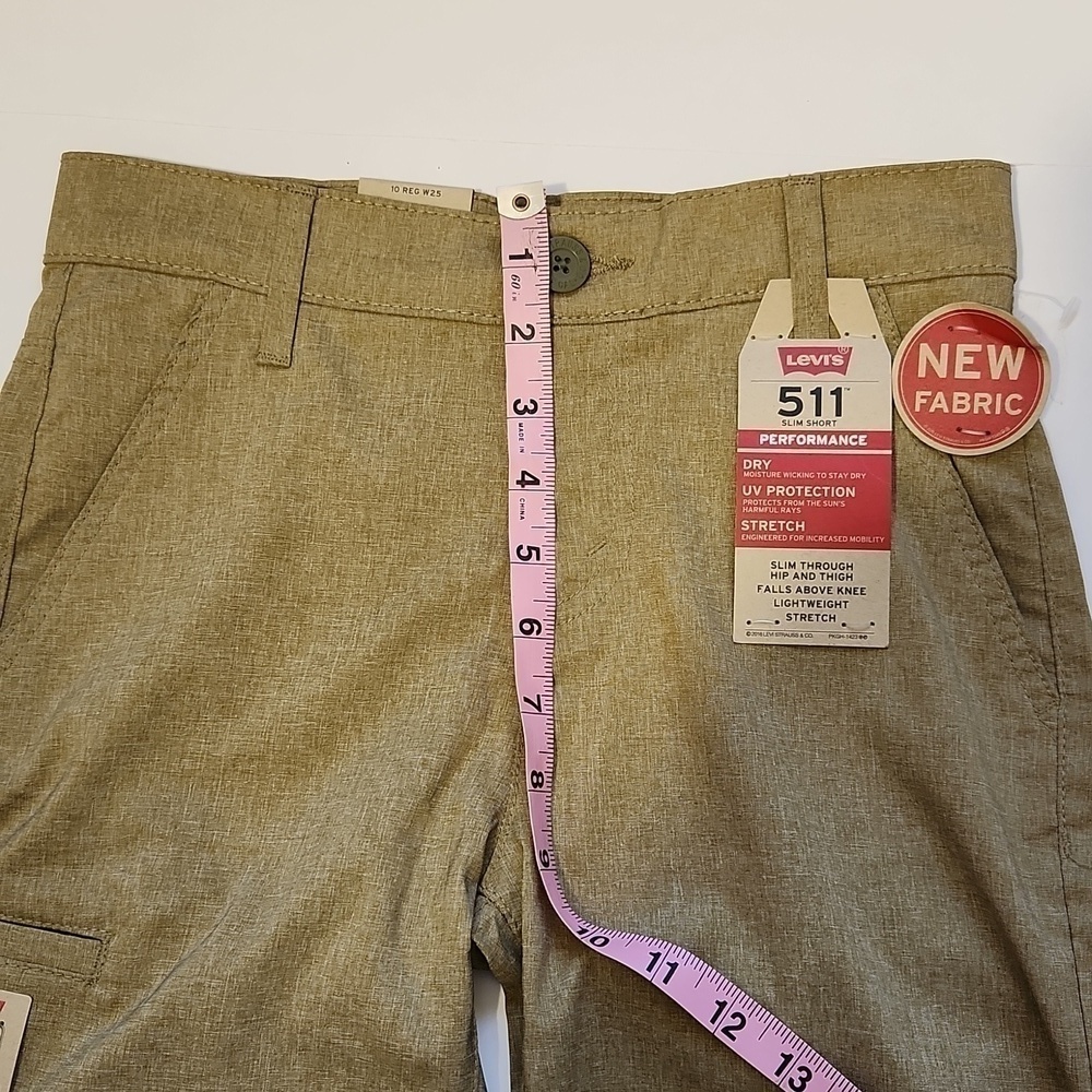 Levi's 511 Boys Size 10 Reg Slim Performance Shorts - Picture 7 of 11